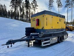 Kompressor Atlas Copco XRVS 466 med kärra