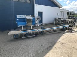 Schur Joker 320 SL posepakker med CAB etiketmaskine / flowpacker with labeler