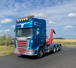 Scania R520 V8 Lastväxlare Tridem Euro 6 