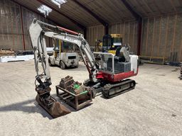 Takeuchi TB016 Minigraver El / diesel drift./ Takeuchi TB016 Mini excavator Electric / diesel 