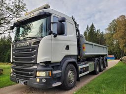 SCANIA R520 v8 Euro 6 tridem lastväxlare krokbil 