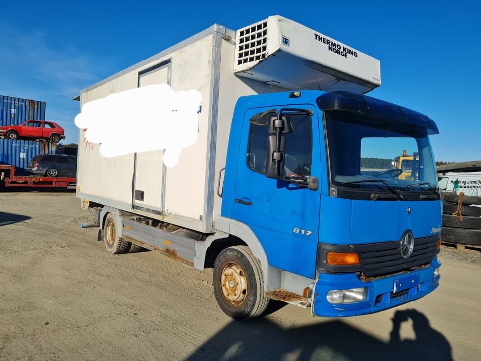1000 Rust Scrap 2000 Mod. MERCEDES ATEGO 817 KJØLEBIL | Retrade