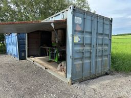 Container med sav anlæg/ Container with sawing system