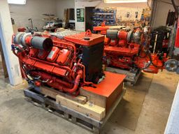 Båtmotorer Scania DI16 45M  2st - 2012 med backslag