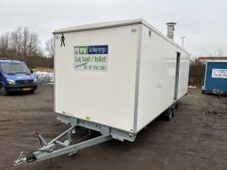 Badevogn Damer/herre med oliefyr - Bathroom Wagon Ladies/Gents with Oil Heater