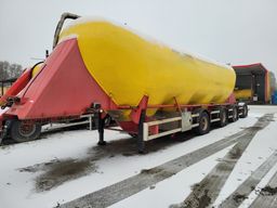 INTERCONSULT STFV4-58CAI 4-axligt bulktrailer tanktrailer anpassad för biomal slaktavfall