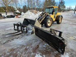 Hjullastare Lundberg 345 T Plogblad Skopa Gafflar 