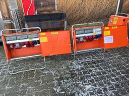 2 stk. SATEMA byggetavler /lectrical distribution boards / A0025109-A0025110