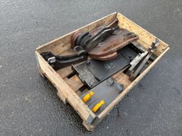 Blandet lot Svejse beslag til hurtig skifte / Weld-on brackets for quick hitch