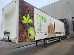 HFR 2-axlig Trailer öppningsbar sida bak-gavellyft 