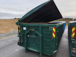 Væsketett krokkasse m/hydraulisk lokk