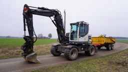 Hjulgrävare Schaeff TW 110 dumpersvagn 