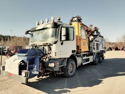 MERCEDES-BENZ ACTROS BETONGSPØYTETEBIL MED AMV KRAN