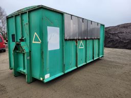 CMT Lastväxlarflak med tak 6 meter 34 kubik
