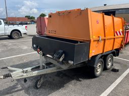 Boogietrailer med påbygget Bertsche el komprimator / trailer with comprimator