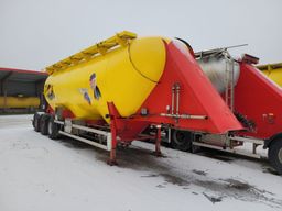 INTERCONSULT STF 3-axlig bulktrailer tanktrailer anpassad för biomal slaktavfall
