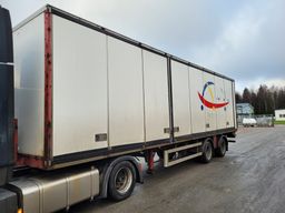 HRD NTZ Citytrailer med öppningsbar sida samt bakgavellyft