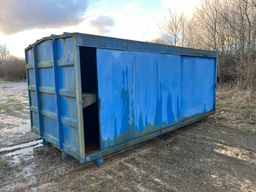 Container med side skydedøre / Container with side sliding doors