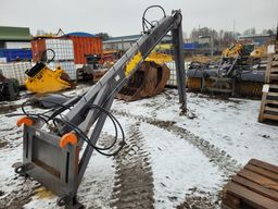 Kranarm med utskjut för lastmaskin stora bm