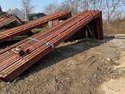 Stålspær 15stk Hal 24x62M / Steel Beams