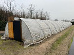 Komplet Drivhus 5x40 meter / Complete Greenhouse 5x40 Meters
