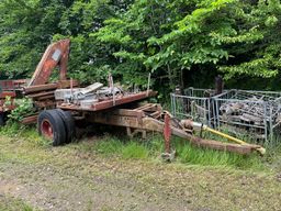 Traktor vogn med kran/ Tractor wagon with crane