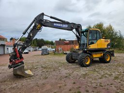 Hjulgrävare Volvo EW160C med Tiltrotator