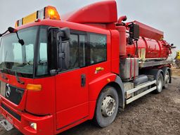 MERCEDES-BENZ 2628G L Gasdriven Slamsugningsbil spolbil