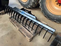 Afretter / Rive for Rendegraver/Excavator 2 M / Leveler / Rake for Backhoe/Excavator 2 M