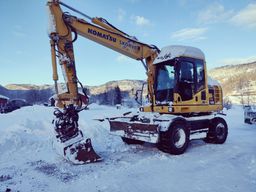 KOMATSU PW148-8 WHEEL EXCAVATOR 2016 MOD R4 ROTOTILT KROK