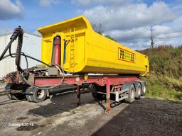 Tipptrailer 3-axlig PARATOR ST 15-24 skjutbara axlar 