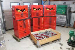 3x tengtools skap med verktøy